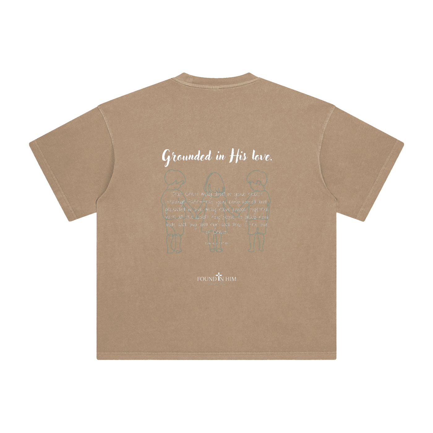 Grounded in His Love Enzyme Washed T-Shirt