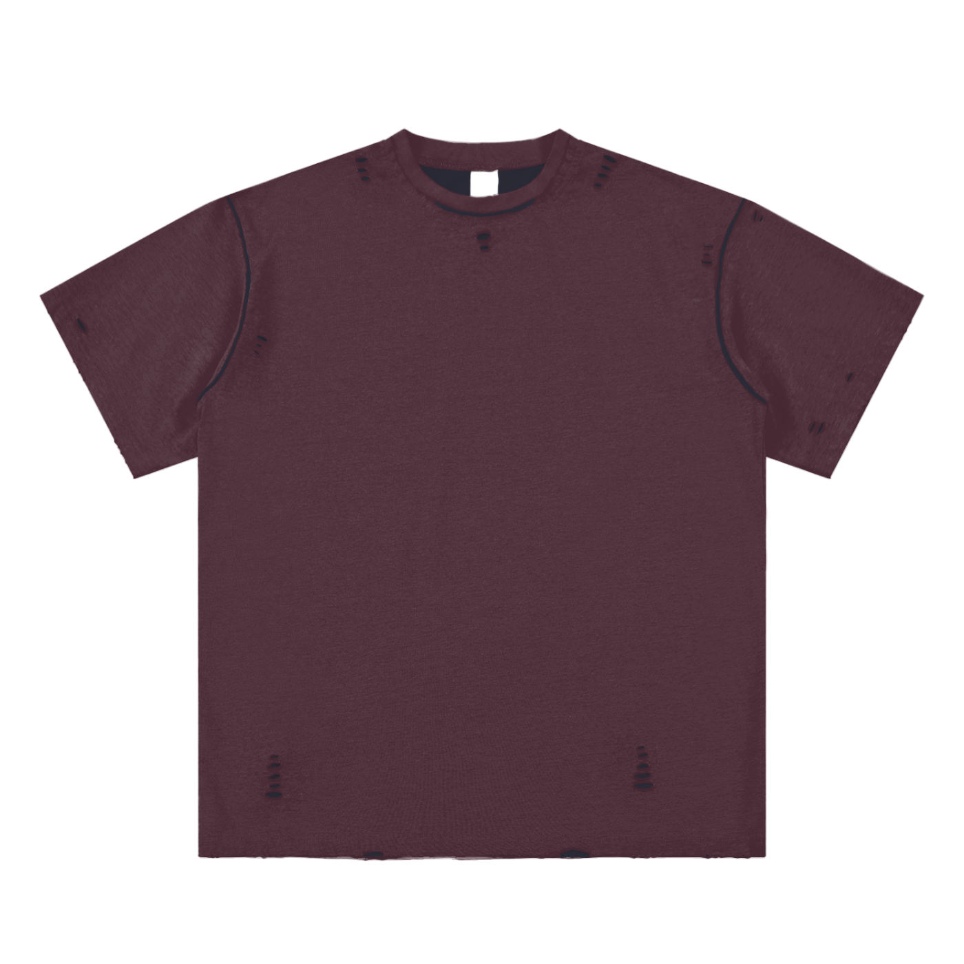 Lord your God Hand-frayed Reversible T-shirt