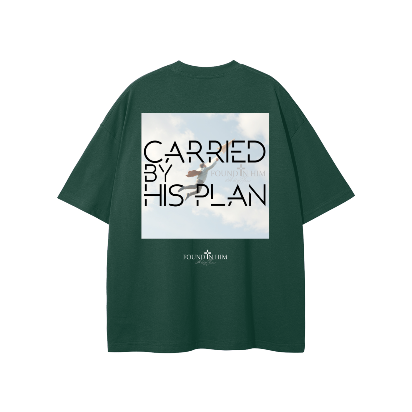 Carried by His Plan Mens T-shirt