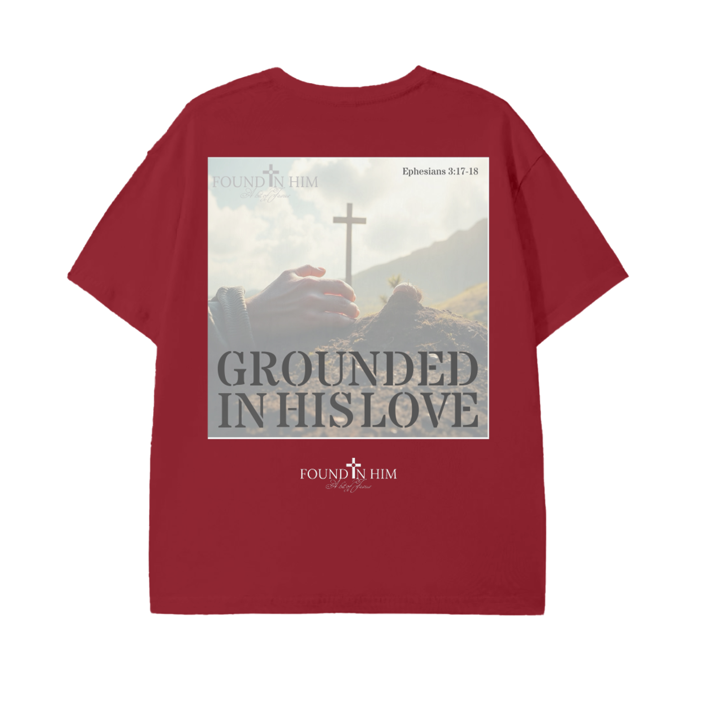 Grounded in His Love Classic T-Shirt - 180 GSM