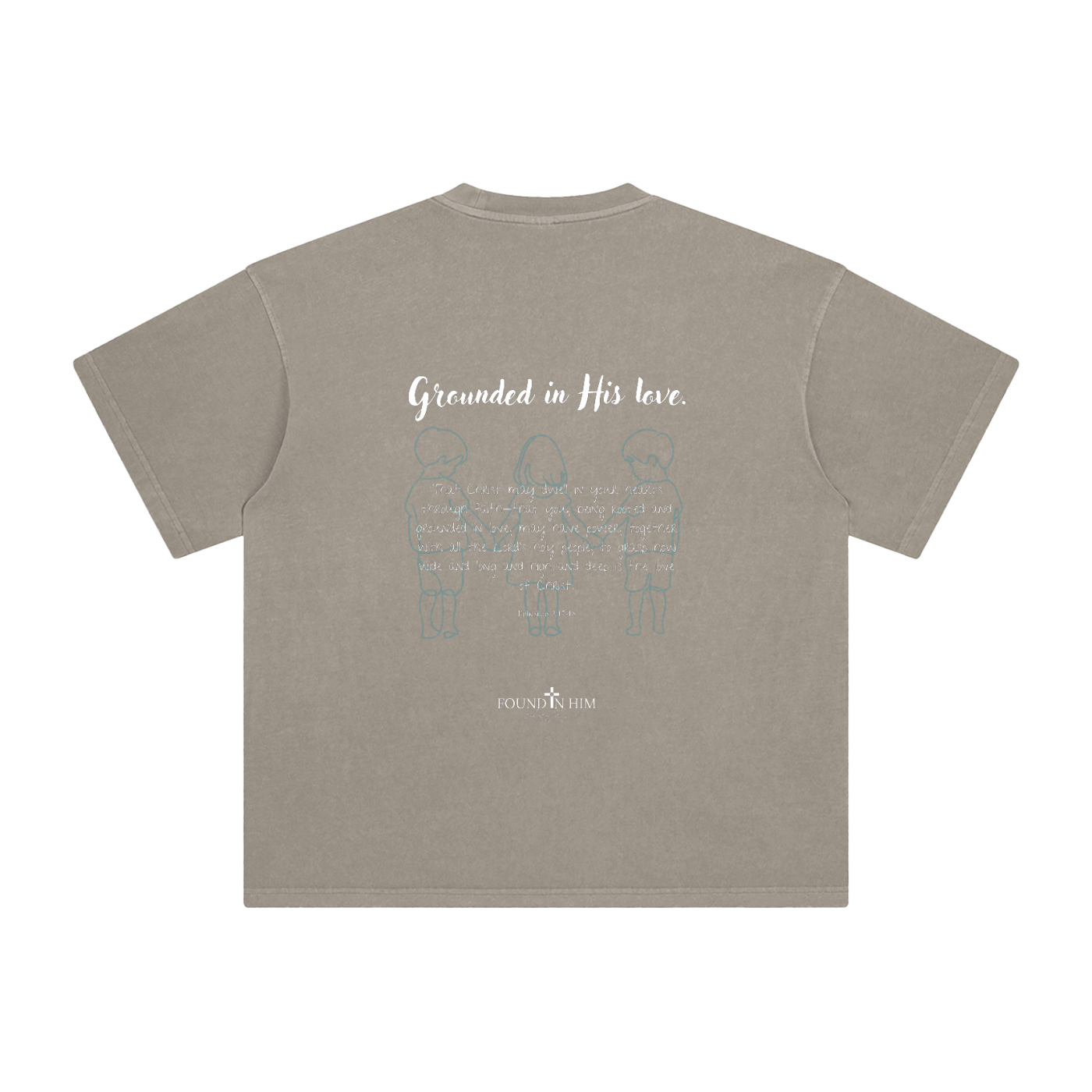 Grounded in His Love Enzyme Washed T-Shirt