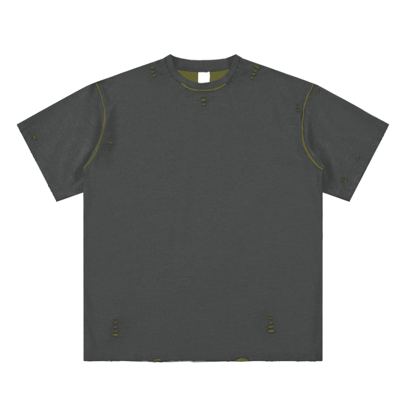 Lord your God Hand-frayed Reversible T-shirt
