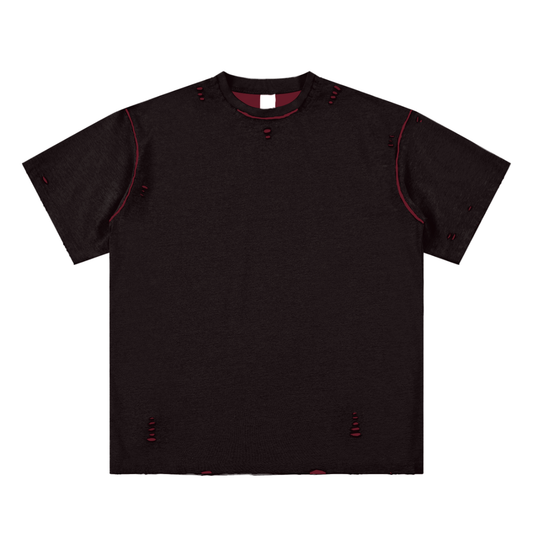 Lord your God Hand-frayed Reversible T-shirt
