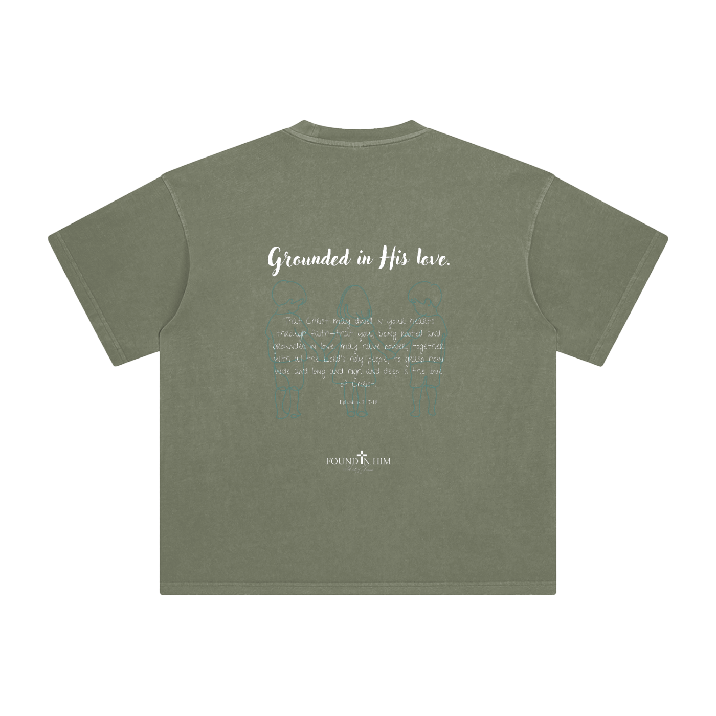 Grounded in His Love Enzyme Washed T-Shirt