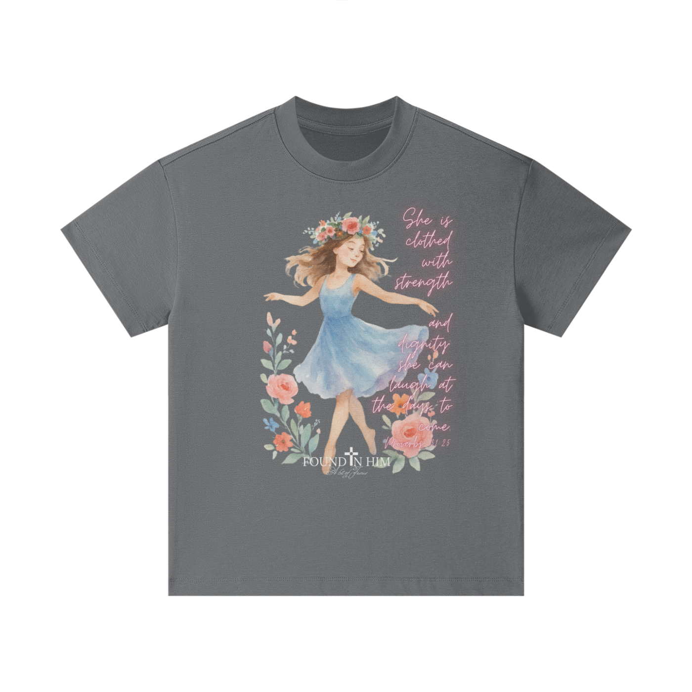 Proverbs 31:25 Essential Kids' T-shirt