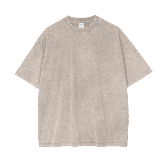 Grounded in his Love Oversize Snow Washed T-Shirt