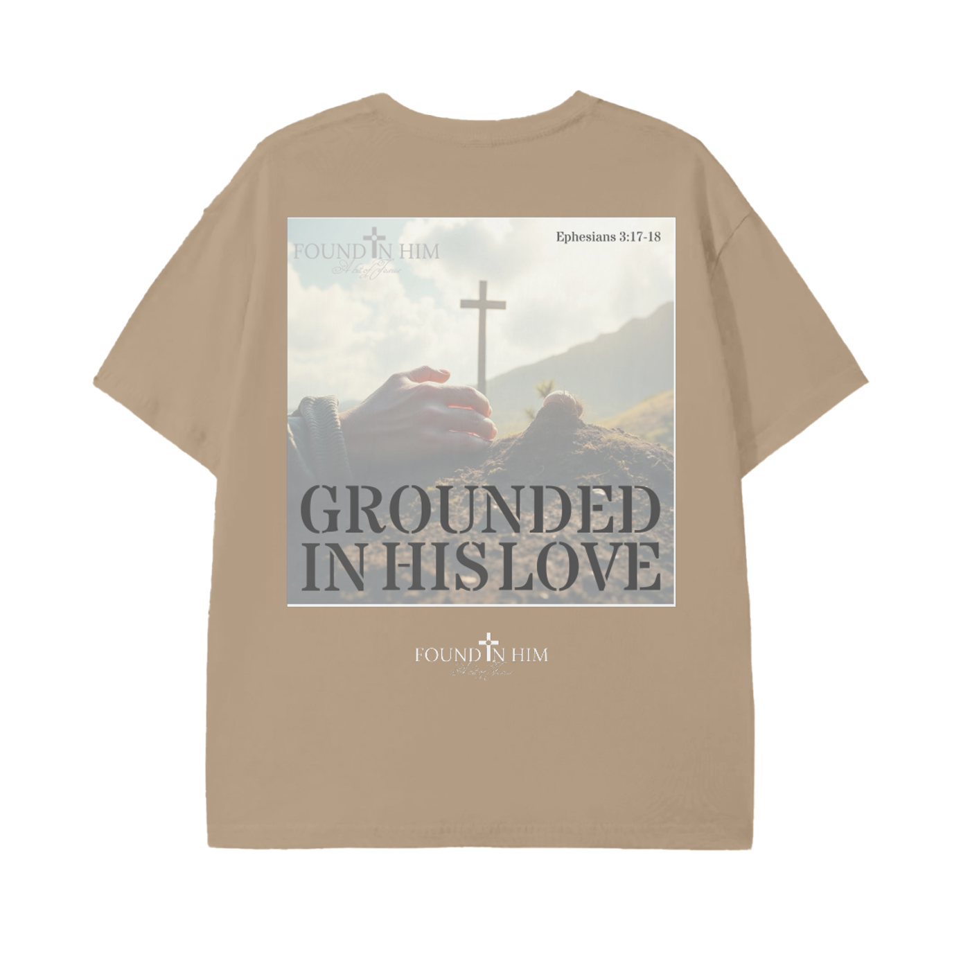 Grounded in His Love Classic T-Shirt - 180 GSM